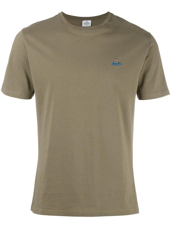 Vivienne Westwood Man Spaceship Patch T-shirt, Men's, Size: Xxl, Green, Cotton