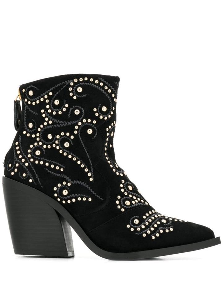 Twin-set Studded Boots - Black
