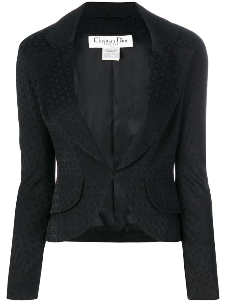 Christian Dior Vintage Double Pocket Jacket - Black