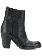 Sartori Gold Block Heel Ankle Boots - Black