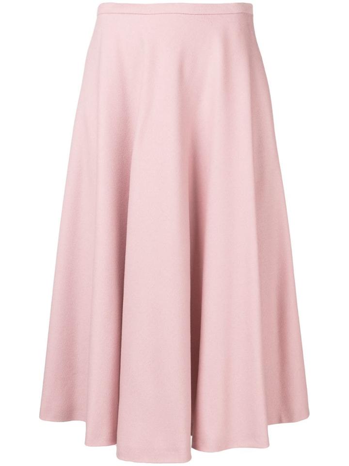 Max Mara Flared Midi Skirt - Pink