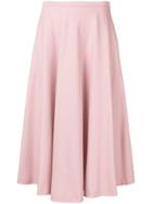 Max Mara Flared Midi Skirt - Pink