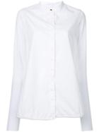 Rundholz Black Label Mandarin Collar Shirt - White