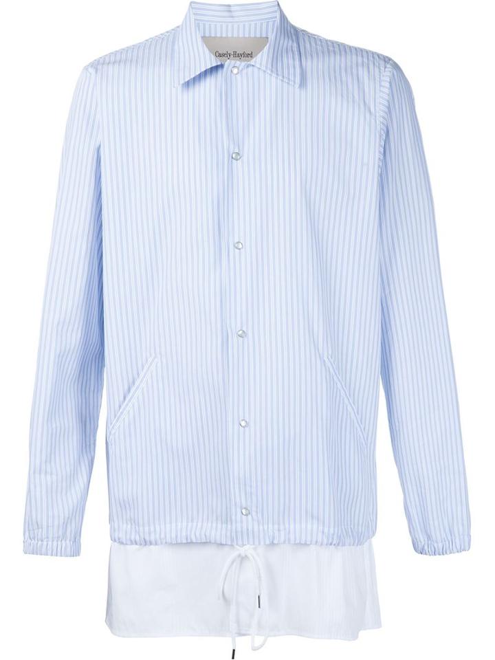 Casely-hayford 'wrex' Stripe Shirt Jacket