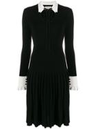 Temperley London Elsie Pleated Midi Dress - Black