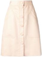 Bottega Veneta Skirt Velvet Fustian Cotton - Neutrals