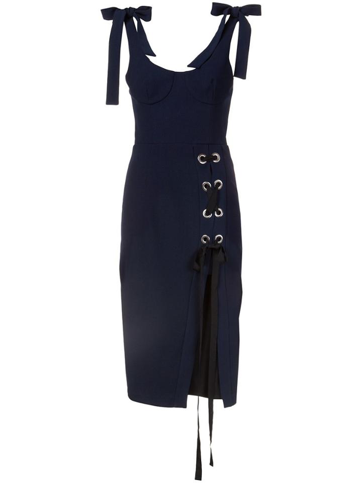 Rebecca Vallance The Breakers Split Dress - Black