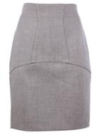 Alaïa Vintage High Waisted Skirt, Women's, Size: 40, Brown