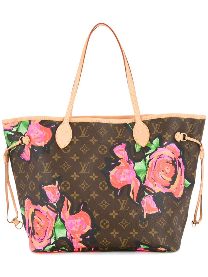 Louis Vuitton Vintage Neverfull Monogram Shoulder Bag - Brown