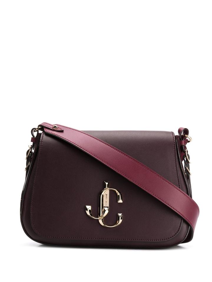 Jimmy Choo Varenne Bowling Logo Satchel - Purple
