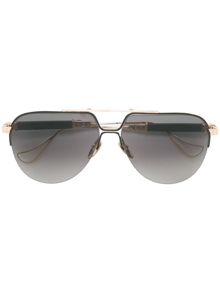 Chrome Hearts Aviator Sunglasses - Black