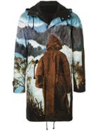 Johnundercover Sky Printed Coat - Multicolour