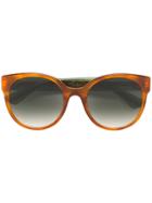 Gucci Round Framed Sunglasses - Brown
