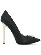 Versace Jeans Pointed Stiletto Pumps - Black