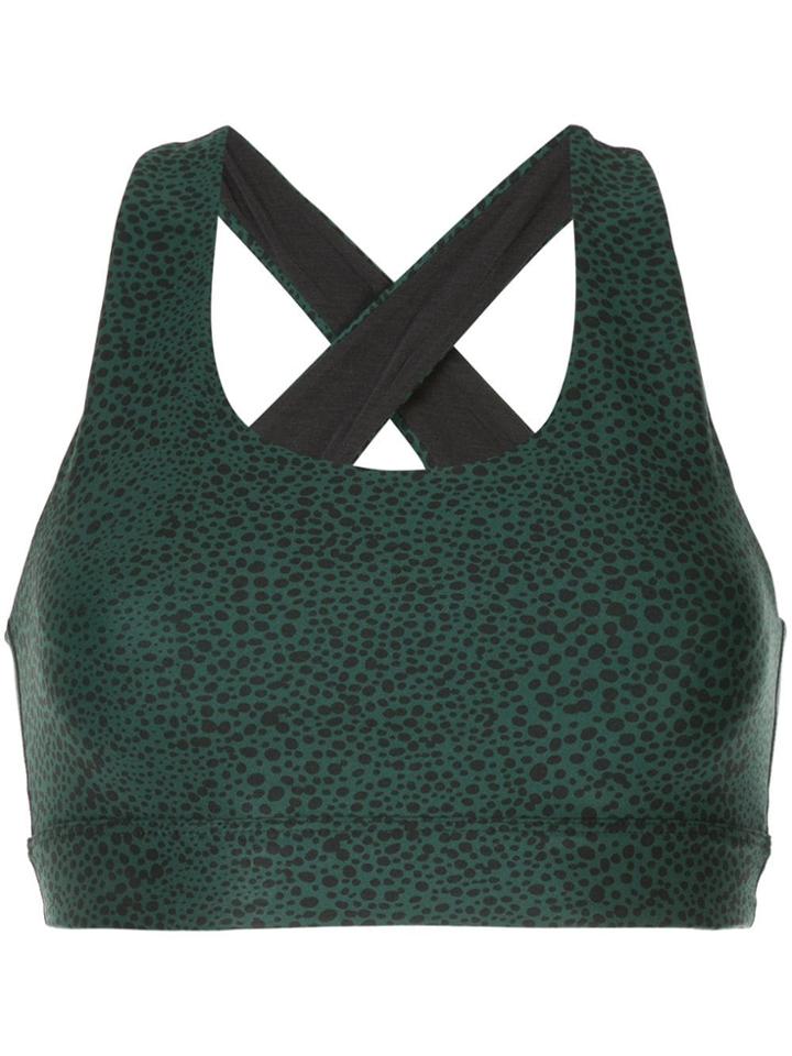 Nimble Activewear Free Form Sports Bra - Green