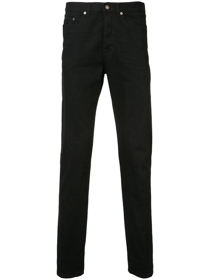Saint Laurent - Slim Fit Jeans - Men - Cotton/spandex/elastane - 28, Black, Cotton/spandex/elastane