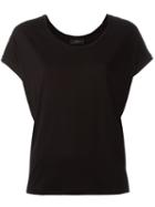 Diesel Scoop Neck T-shirt, Women's, Size: Xxs, Black, Viscose
