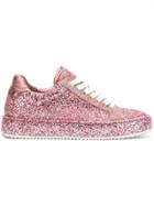 Zadig & Voltaire Dream Glitter Sneakers - Pink & Purple