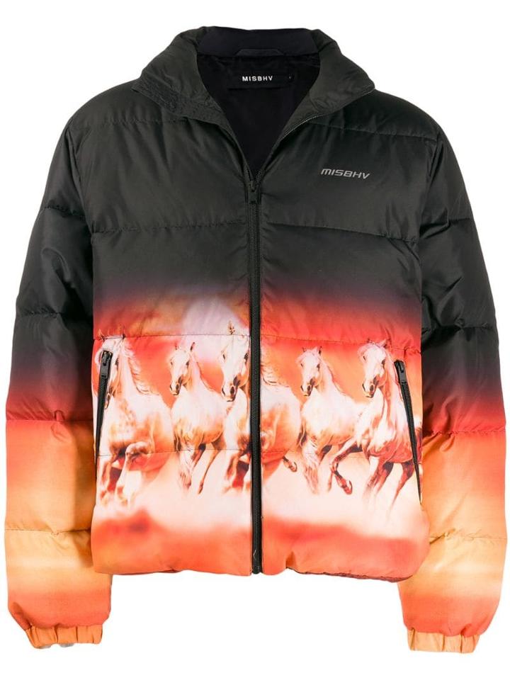 Misbhv Zipped Padded Jacket - Black