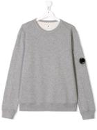 Cp Company Kids Logo Sweatshirt - Grey