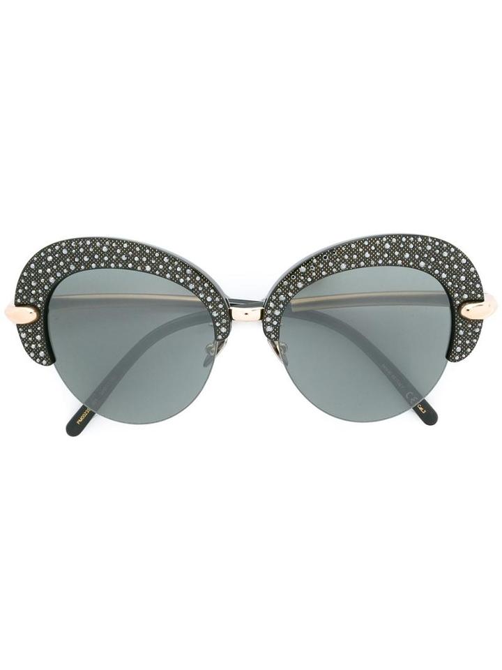 Pomellato - Oversized Sunglasses - Unisex - Acetate/metal (other) - One Size, Black, Acetate/metal (other)