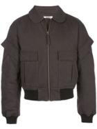Phipps Multi-pocket Aviator-style Jacket - Grey