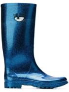 Chiara Ferragni High Rain Boots - Blue