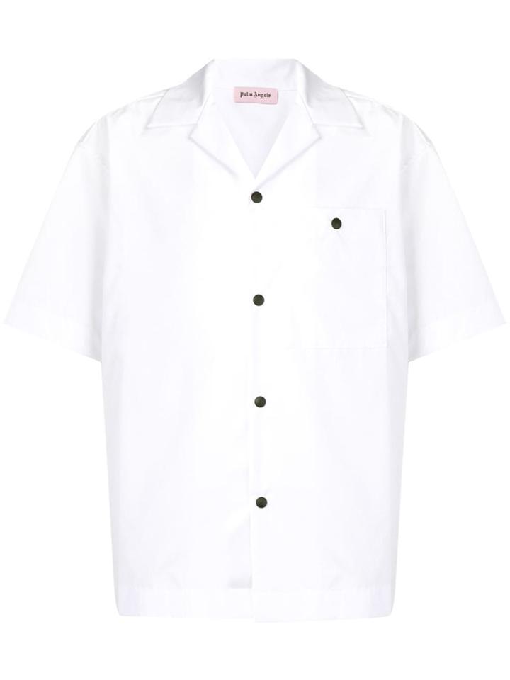 Palm Angels Oversized Boxy Shirt - White