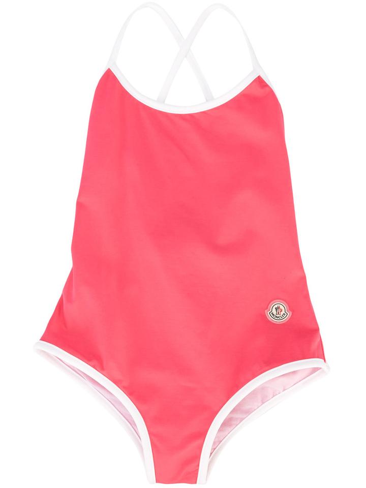 Moncler Kids - One Piece Swimsuit - Kids - Spandex/elastane/polyamide-8 - 10 Yrs, Pink/purple