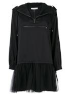 Moschino Tulle Hoodie Dress - Black