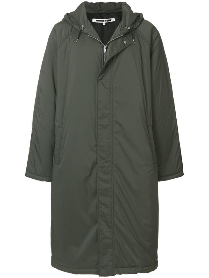 Mcq Alexander Mcqueen Loose Fit Coat - Green