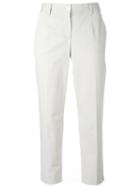 Dolce & Gabbana Cropped Straight Fit Trousers, Women's, Size: 46, Spandex/elastane/cotton