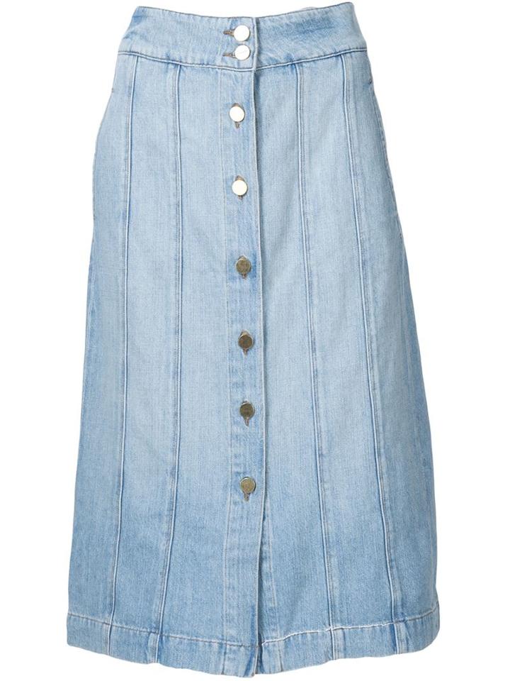 Frame Denim 'le Panel' Denim Skirt