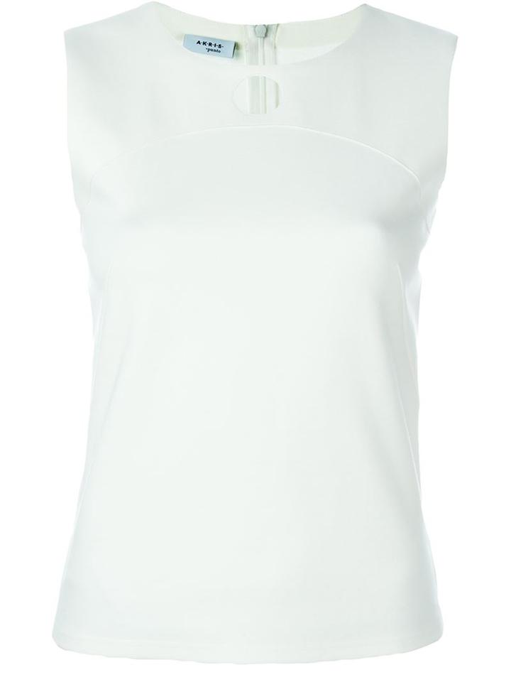 Akris Cut-out Circle Tank Top