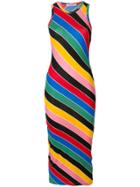 Philosophy Di Lorenzo Serafini Diagonal Stripe Dress - Multicolour