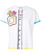 Mira Mikati Trompe L'ail Scribble T-shirt - White