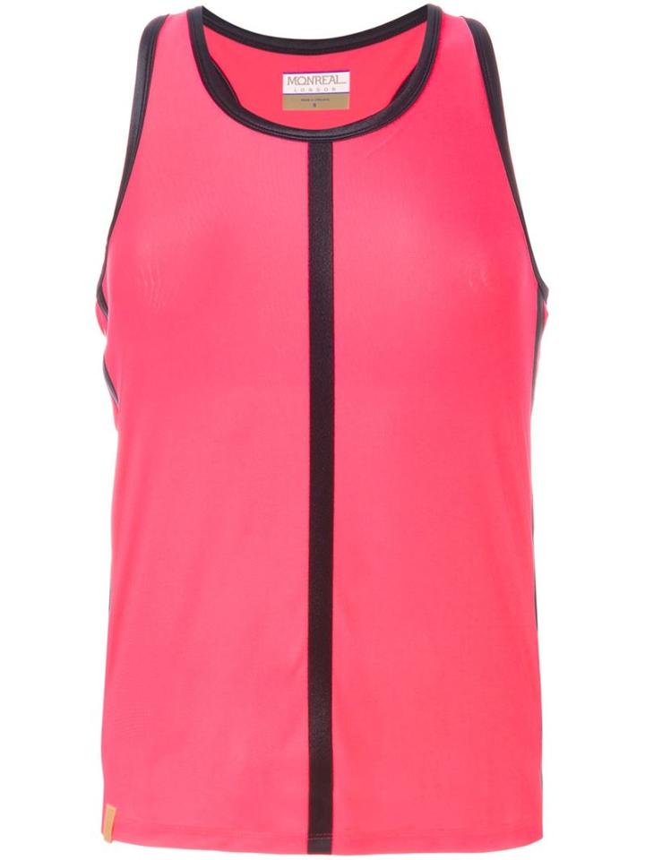 Monreal London 'racerback' Sports Tank Top, Women's, Size: Medium, Pink/purple, Polyester/spandex/elastane