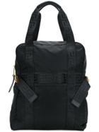 Versace Grecca Strap Backpack - Black