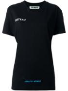 Off-white 'chateau' T-shirt, Women's, Size: Medium, Black, Cotton