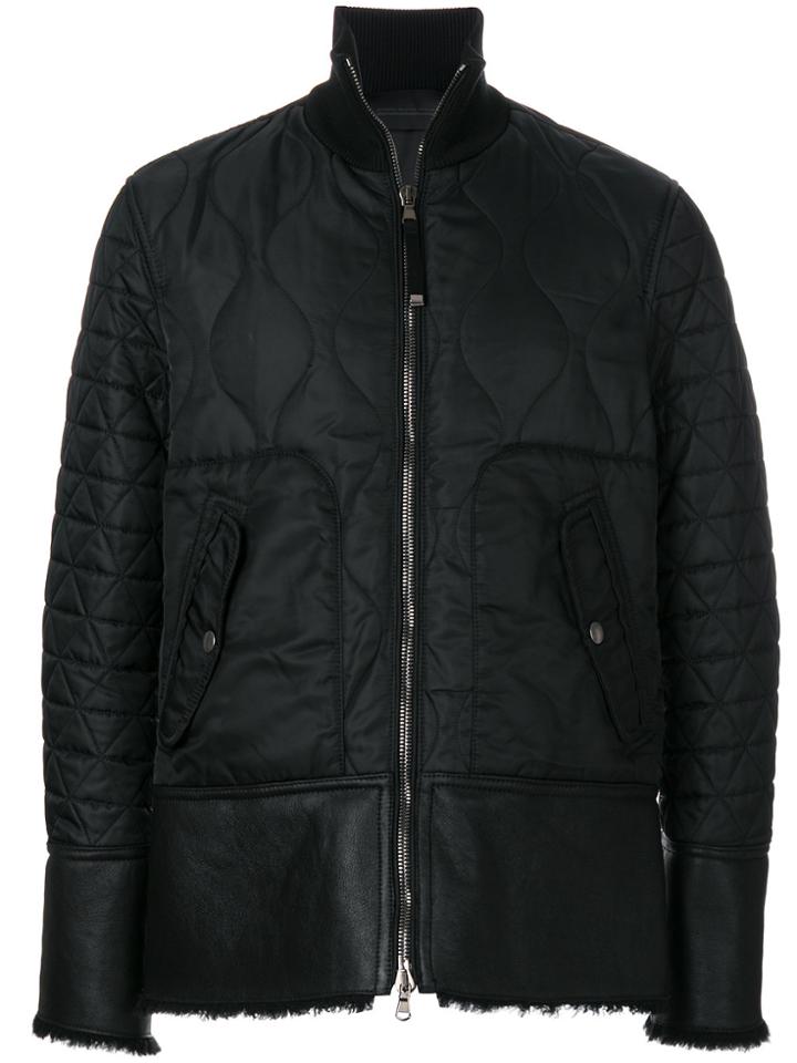 Diesel Black Gold Fitted Quilted Jacket