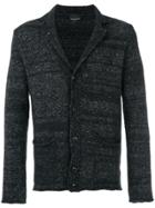 Roberto Collina V-neck Knit Blazer - Black
