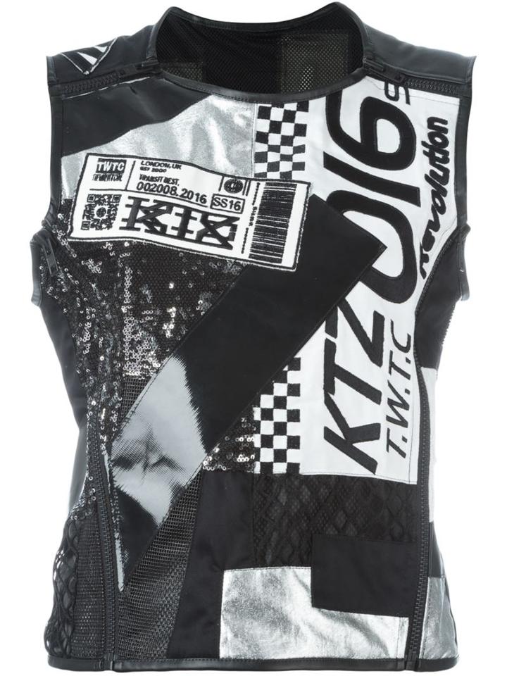 Ktz Patchwork Zip Up Top