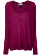 Christian Wijnants Kasi V-neck Jumper - Red