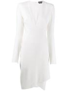 Tom Ford V-neck Fitted Dress - White