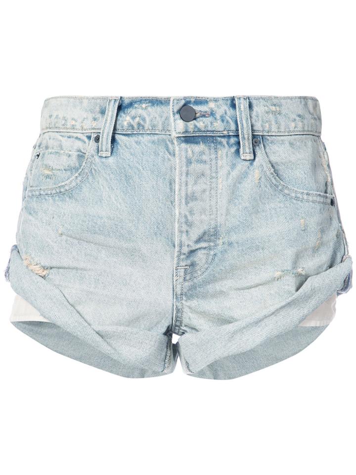Alexander Wang Vintage-style Rolled Shorts - Blue