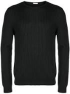Cenere Gb Pinched Rib Knit Sweater - Black