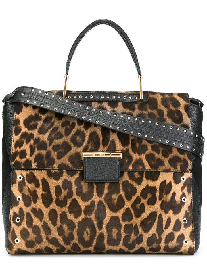 Furla 'artesia' Shoulder Bag, Men's, Black, Calf Leather