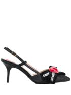 Love Moschino Heart Glitter Pumps - Black