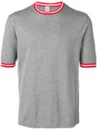Eleventy Contrast Trim T-shirt - Grey