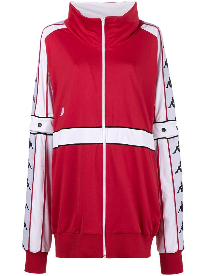 Faith Connexion X Kappa Oversized Track Jacket - Red